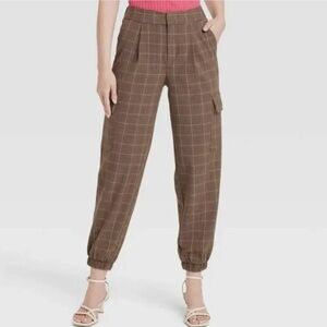 A New Day Plaid pants/trousers size 14